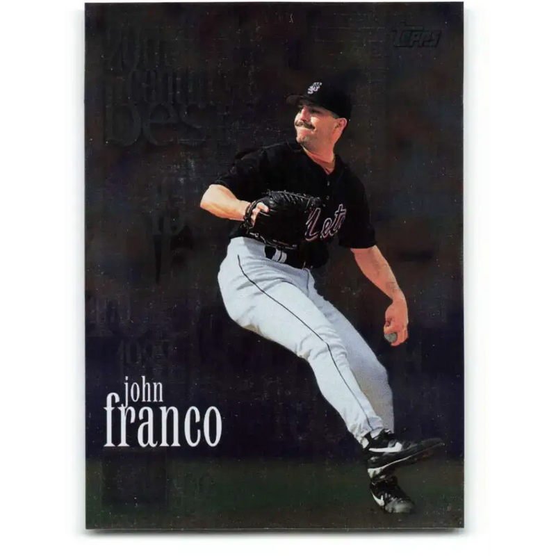 2000 Topps #473 John Franco EX Excellent New York Mets Baseball Card - Baseball Card Single