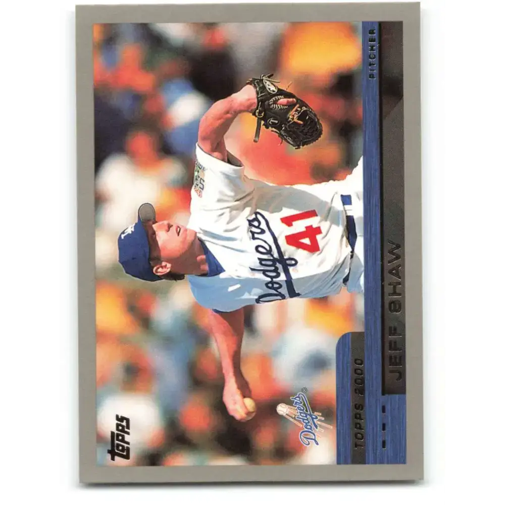 2000 Topps #49 Jeff Shaw EX Excellent Los Angeles Dodgers Baseball Card - Baseball Card Single