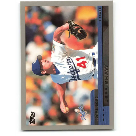 2000 Topps #49 Jeff Shaw EX Excellent Los Angeles Dodgers Baseball Card