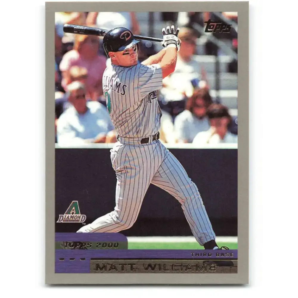 2000 Topps #5 Matt Williams EX Excellent Arizona Diamondbacks Baseball Card - Baseball Card Single