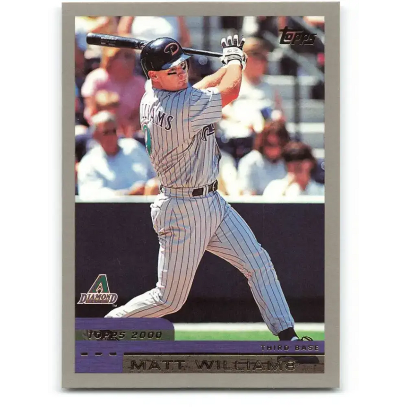 2000 Topps #5 Matt Williams EX Excellent Arizona Diamondbacks Baseball Card - Baseball Card Single