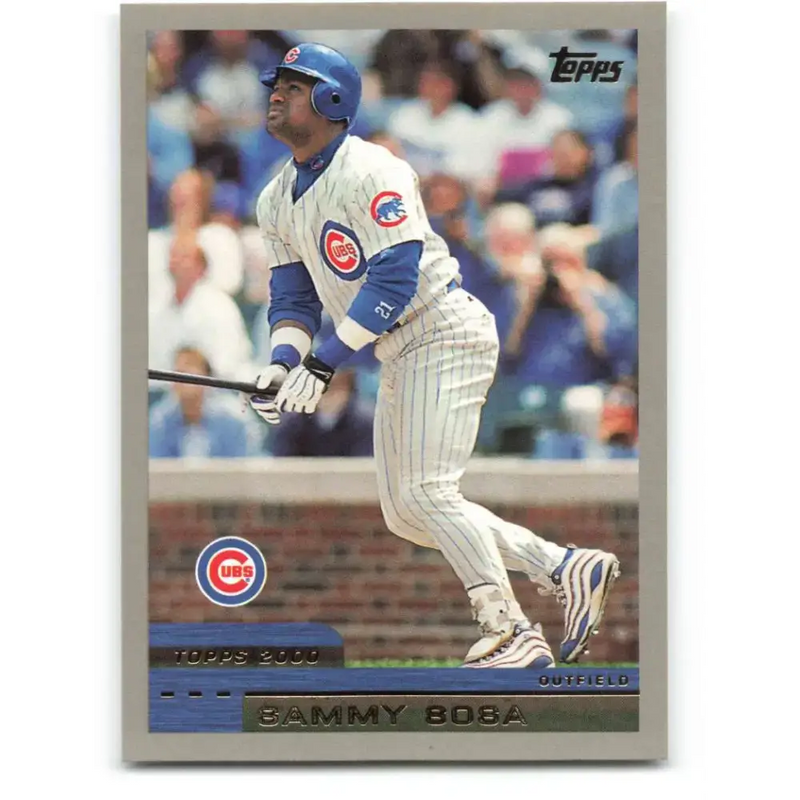 2000 Topps #50 Sammy Sosa EX Excellent Chicago Cubs Baseball Card - Baseball Card Single