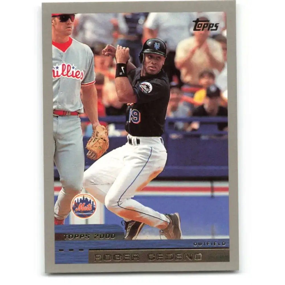 2000 Topps #65 Roger Cedeno EX Excellent New York Mets Baseball Card - Baseball Card Single