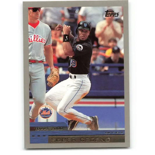 2000 Topps #65 Roger Cedeno EX Excellent New York Mets Baseball Card - Baseball Card Single