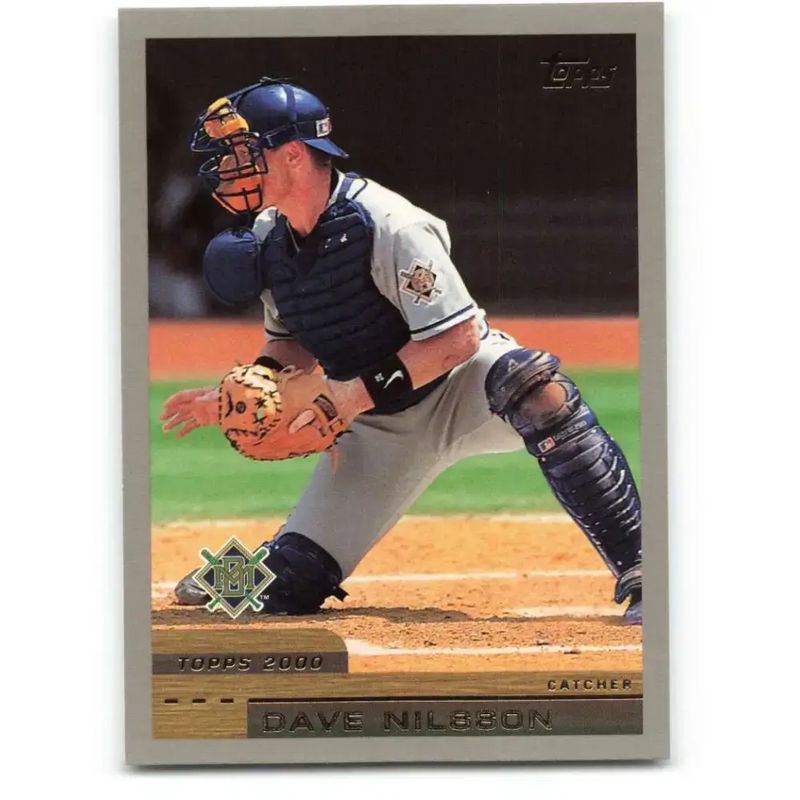 2000 Topps #69 Dave Nilsson EX Excellent Milwaukee Brewers Baseball Card - Baseball Card Single
