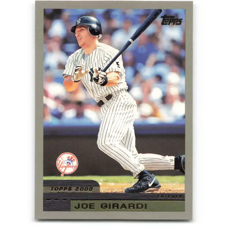 2000 Topps #84 Joe Girardi EX Excellent New York Yankees Baseball Card - Baseball Card Single