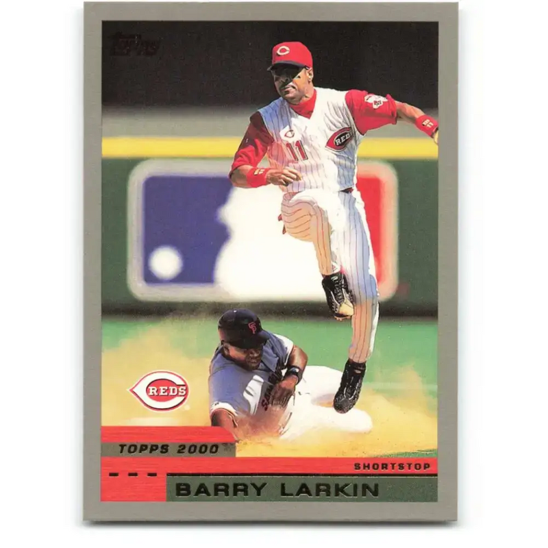 2000 Topps #85 Barry Larkin EX Excellent Cincinnati Reds Baseball Card - Baseball Card Single