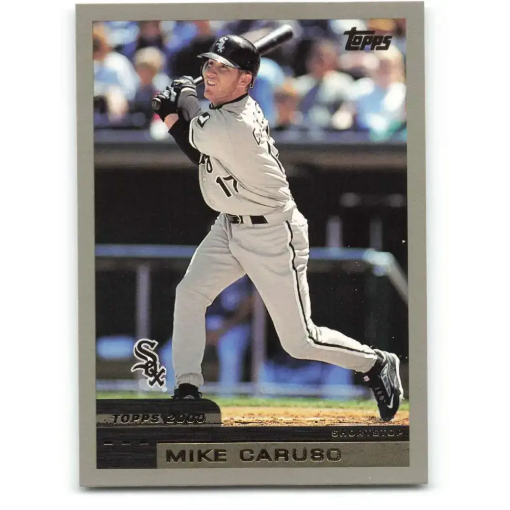 2000 Topps #86 Mike Caruso EX Excellent Chicago White Sox Baseball Card - Baseball Card Single