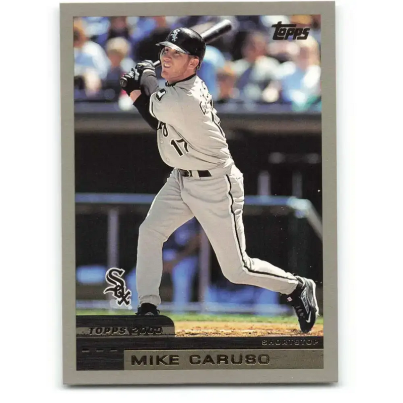2000 Topps #86 Mike Caruso EX Excellent Chicago White Sox Baseball Card - Baseball Card Single