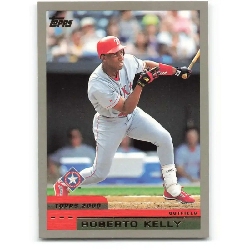 2000 Topps #88 Roberto Kelly EX Excellent Texas Rangers Baseball Card - Baseball Card Single