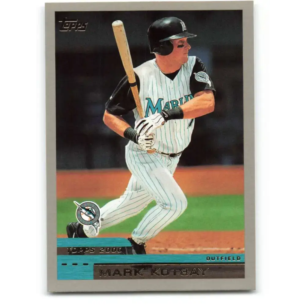 2000 Topps #90 Mark Kotsay EX Excellent Florida Marlins Baseball Card