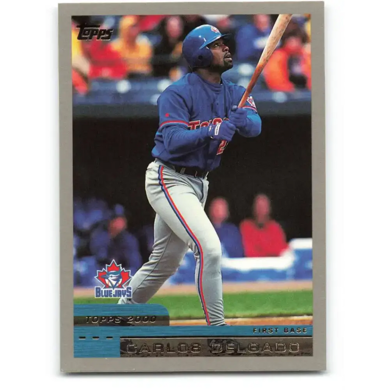 2000 Topps #93 Carlos Delgado EX Excellent Toronto Blue Jays Baseball Card - Baseball Card Single