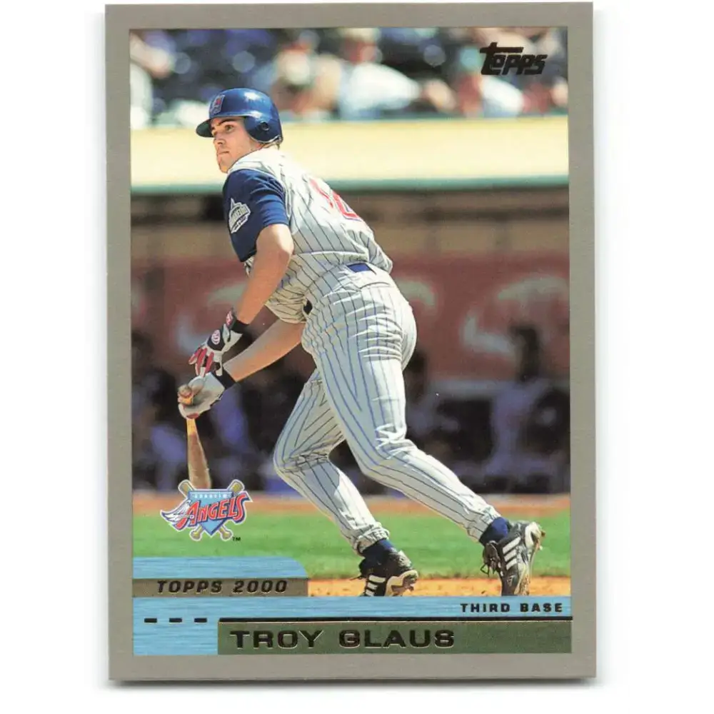 2000 Topps #94 Troy Glaus EX Excellent Anaheim Angels Baseball Card - Baseball Card Single