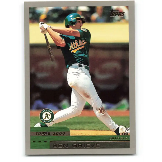 2000 Topps #95 Ben Grieve EX Excellent Oakland Athletics Baseball Card
