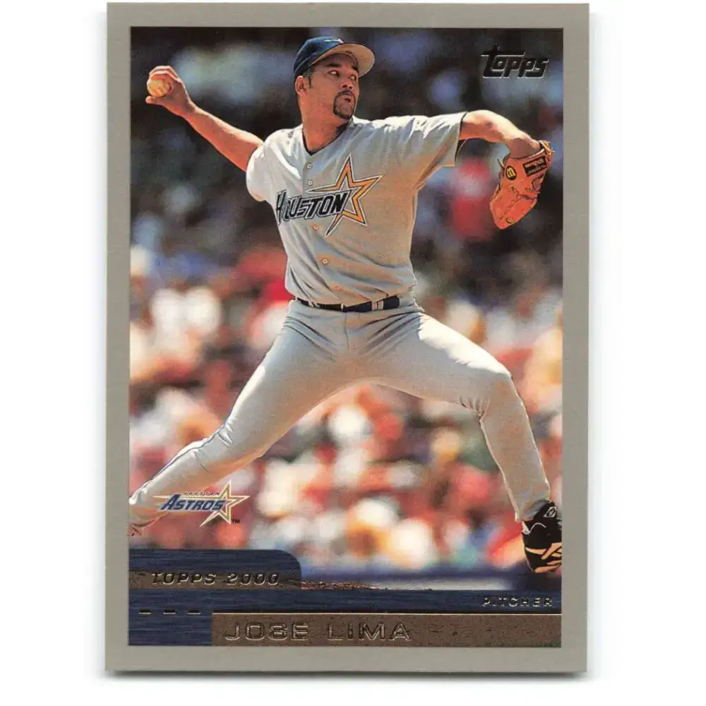 2000 Topps #96 Jose Lima EX Excellent Houston Astros Baseball Card - Baseball Card Single