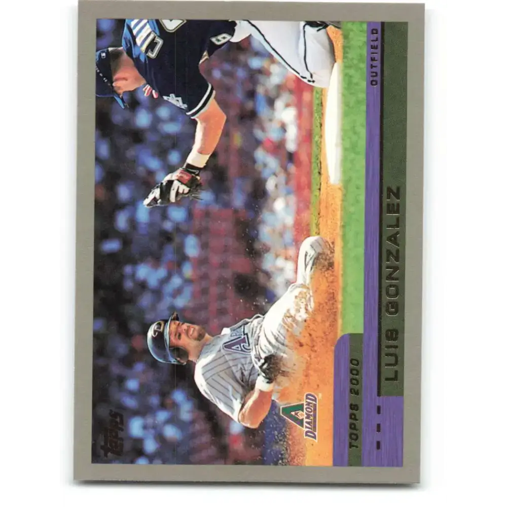 2000 Topps #98 Luis Gonzalez EX Excellent Arizona Diamondbacks Baseball Card - Baseball Card Single