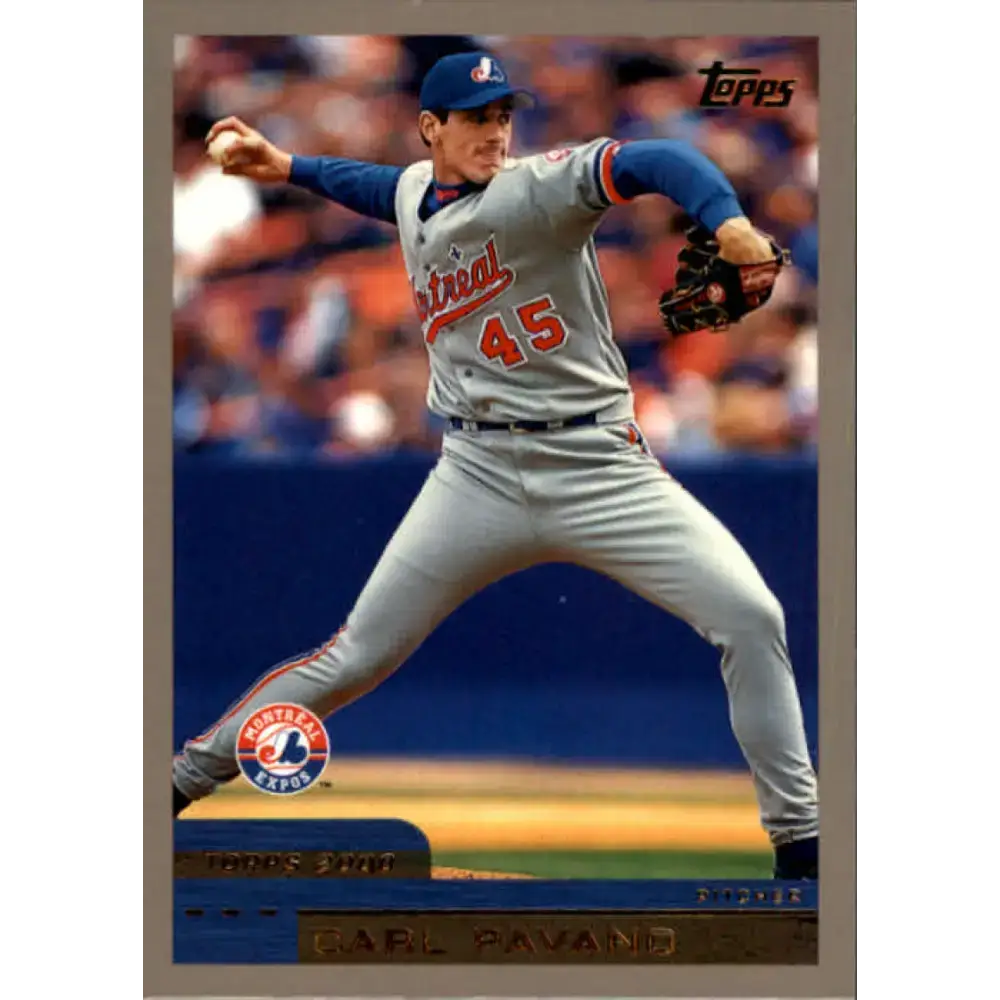 2000 Topps #99 Carl Pavano EX Excellent Montreal Expos Baseball Card - Baseball Card Single