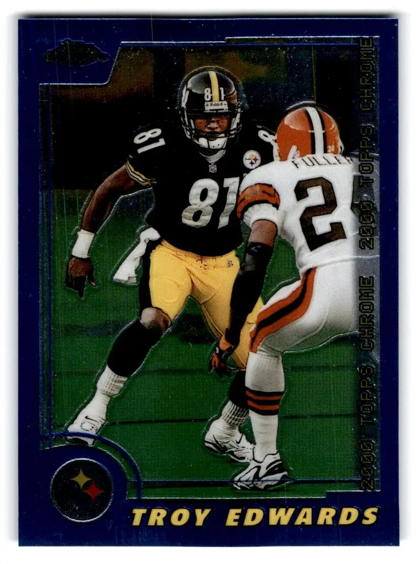 2000 Topps Chrome #2 Troy Edwards - Football Card Single