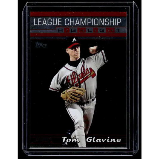 2000 Topps Chrome #226 Tom Glavine Atlanta Braves NM-MT Baseball Card - Baseball Card Single