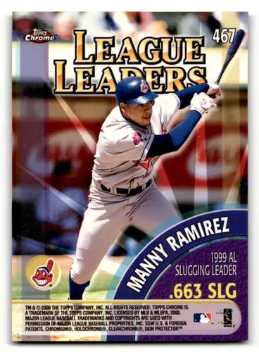 2000 Topps Chrome #467 Manny Ramirez/Larry Walker NM-MT Rockies LL ID:81223 - Baseball Card Single
