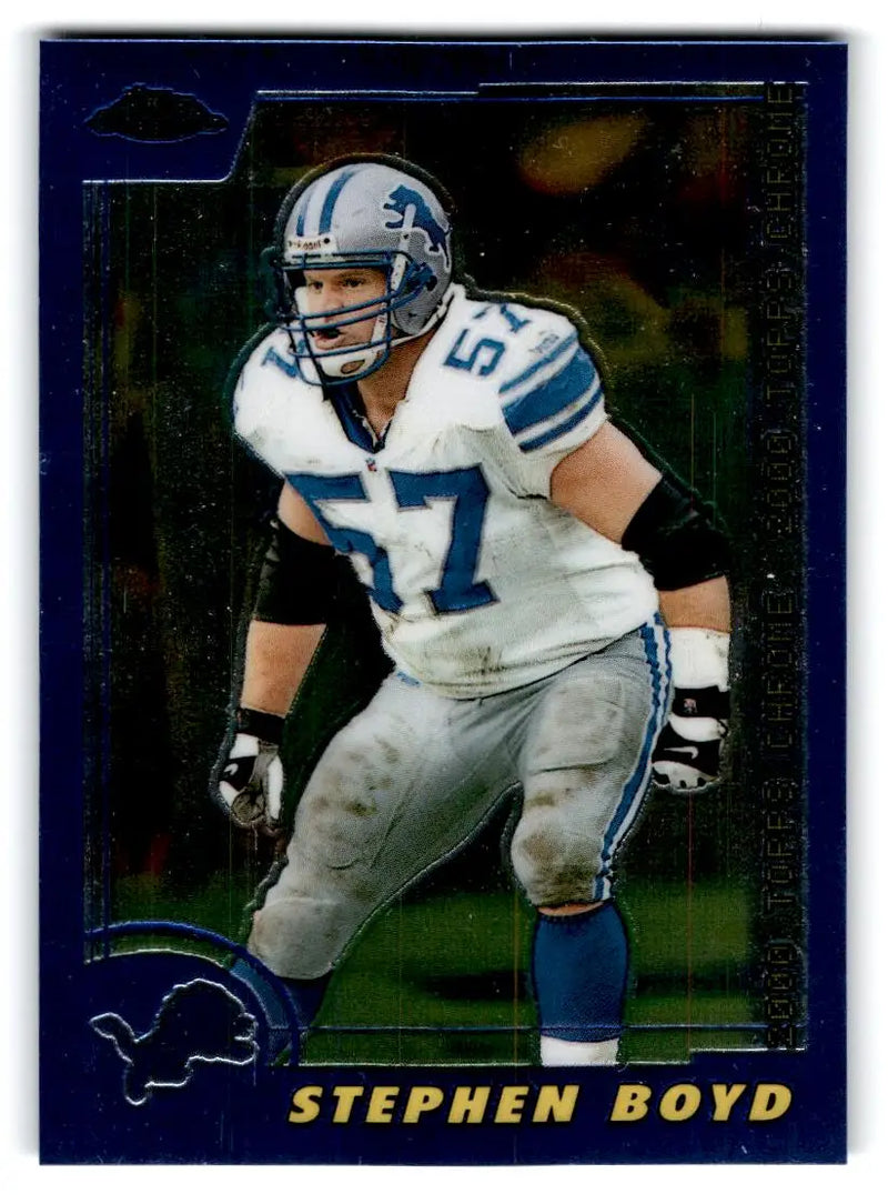 2000 Topps Chrome #9 Stephen Boyd - Football Card Single