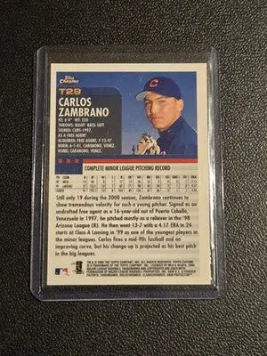 2000 Topps Chrome Traded & Rookies #T29 Carlos Zambrano - Baseball Card Single