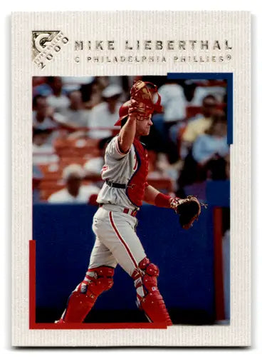 2000 Topps Gallery #74 Mike Lieberthal NM Near Mint Phillies ID:82924 - Baseball Card Single