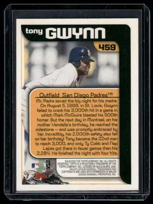 2000 Topps Highlights Tony Gwynn #459 Baseball - Baseball Card Single