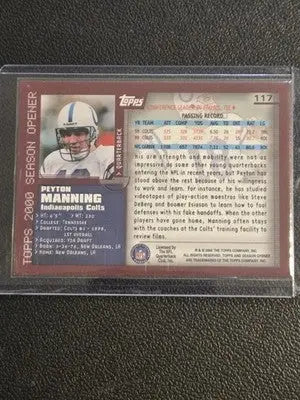2000 Topps Season Opener #117 Peyton Manning - Football Card Single