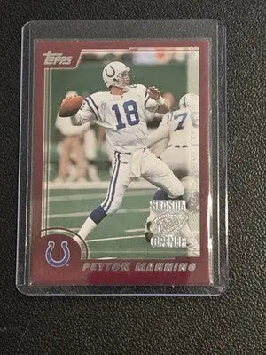 2000 Topps Season Opener #117 Peyton Manning - Football Card Single