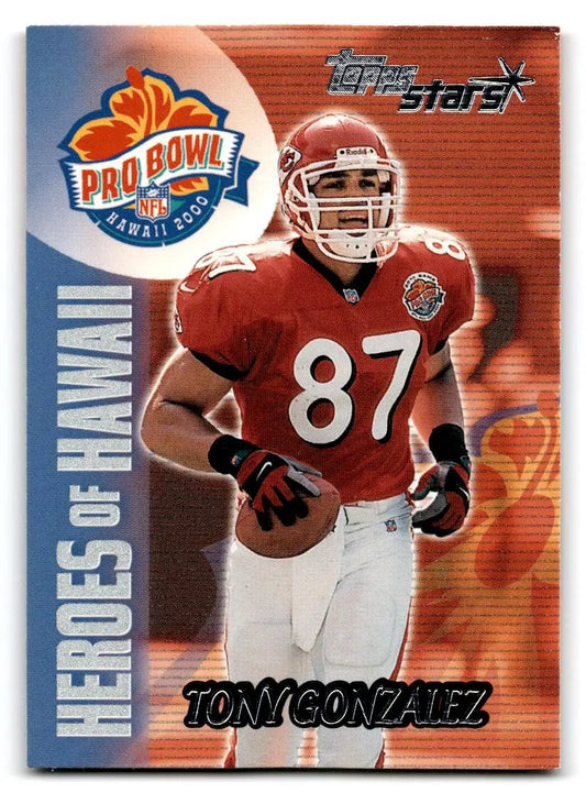 2000 Topps Stars #128 Tony Gonzalez - Football Card Single