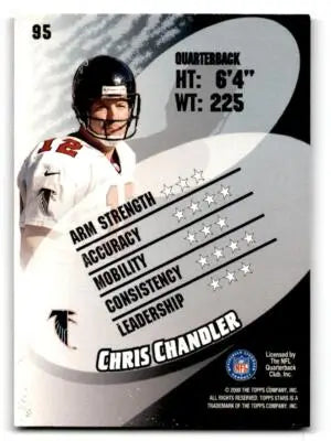 2000 Topps Stars #95 Chris Chandler - Football Card Single