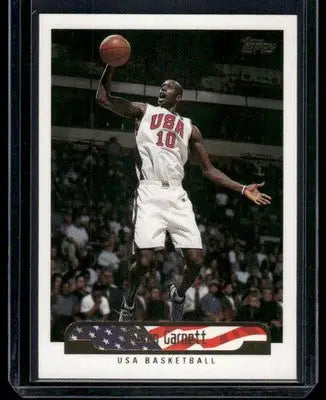 2000 Topps USA Basketball Kevin Garnett #250 Basketball - Basketball Card Single