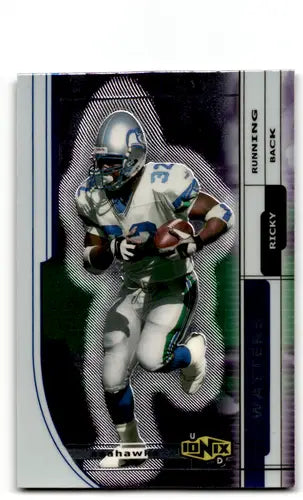 Original gloss Ricky Watters football card NM-MT from 2000 UD Ionix Seahawks