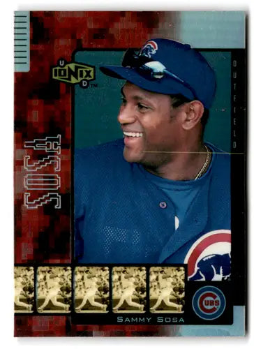 2000 UD Ionix Reciprocal #R16 Sammy Sosa NM-MT Cubs ID:79560 - Baseball Card Single
