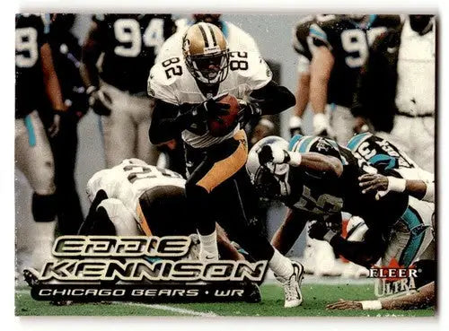 Eddie Kennison Chicago football trading card from 2000 Ultra series featuring Chicago Bears