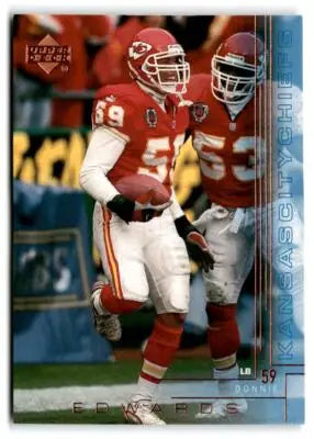 2000 Upper Deck #108 Donnie Edwards - Football Card Single