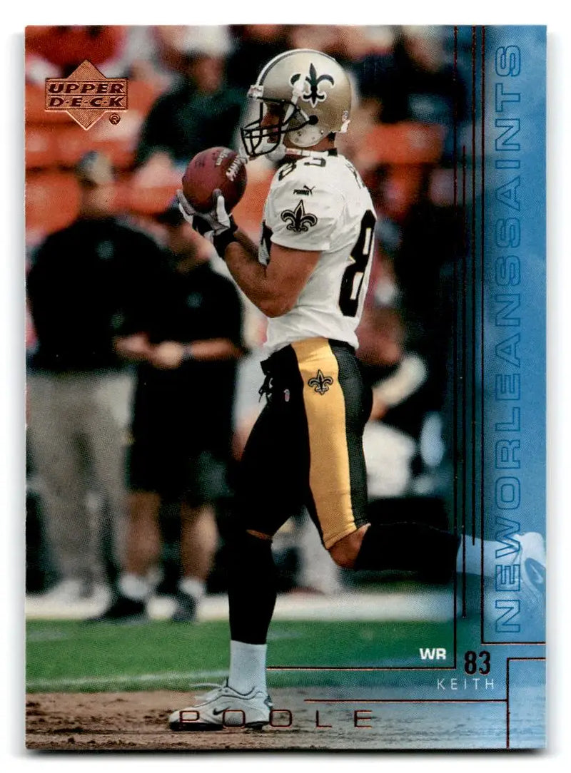 2000 Upper Deck #129 Keith Poole - Football Card Single