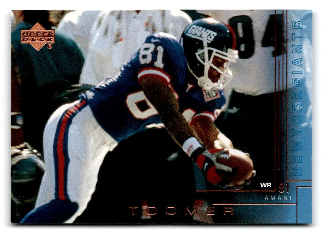 2000 Upper Deck #135 Amani Toomer - Football Card Single