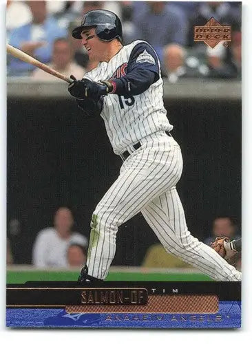 2000 Upper Deck Tim Salmon baseball card with original gloss from Angels collection