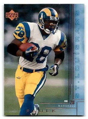 2000 Upper Deck Football Marshall Faulk #169 St. Louis Rams - Football Card Single