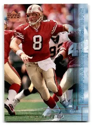 2000 Upper Deck Football Steve Young #183 San Francisco 49ers - Football Card Single