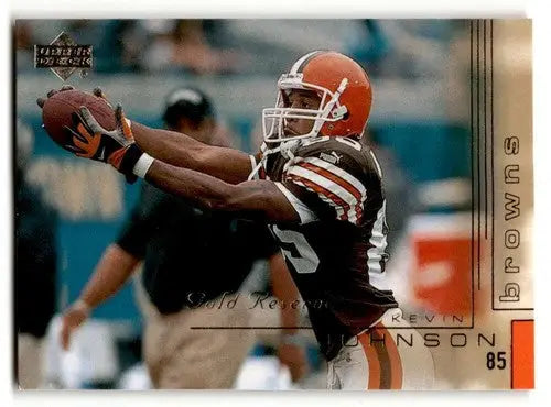 2000 Upper Deck Gold Reserve #36 Kevin Johnson Cleveland Browns Foot ID:61750 - Football Card Single