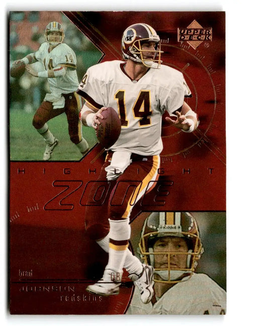 2000 Upper Deck #HZ6 Brad Johnson Highlight Zone - Football Card Single