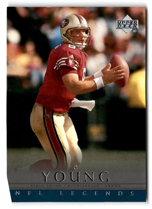 2000 2000 Upper Deck Legends #70 Steve Young San Francisco 49ers FOOTBALL Cards - Football Card Single