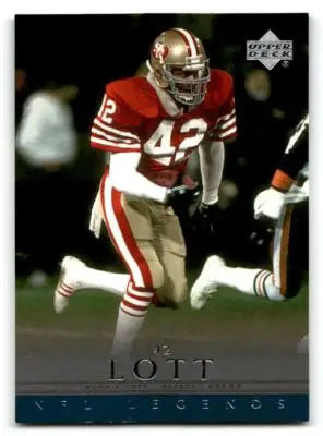 2000 Upper Deck Legends #73 Ronnie Lott - Football Card Single