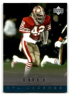 2000 Upper Deck Legends #73 Ronnie Lott - Football Card Single
