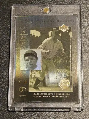 2000 Upper Deck Legends #DM3 Babe Ruth Defining Moments - Baseball Card Single