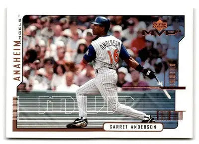 2000 Upper Deck MVP #1 Garret Anderson - Baseball Card Single