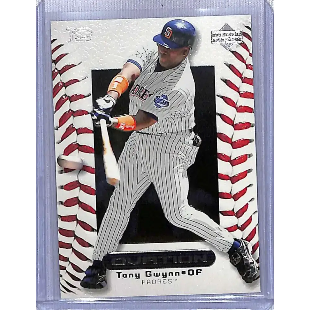 2000 Upper Deck Ovation #38 Tony Gwynn NM-MT Baseball Card - Baseball Card Single